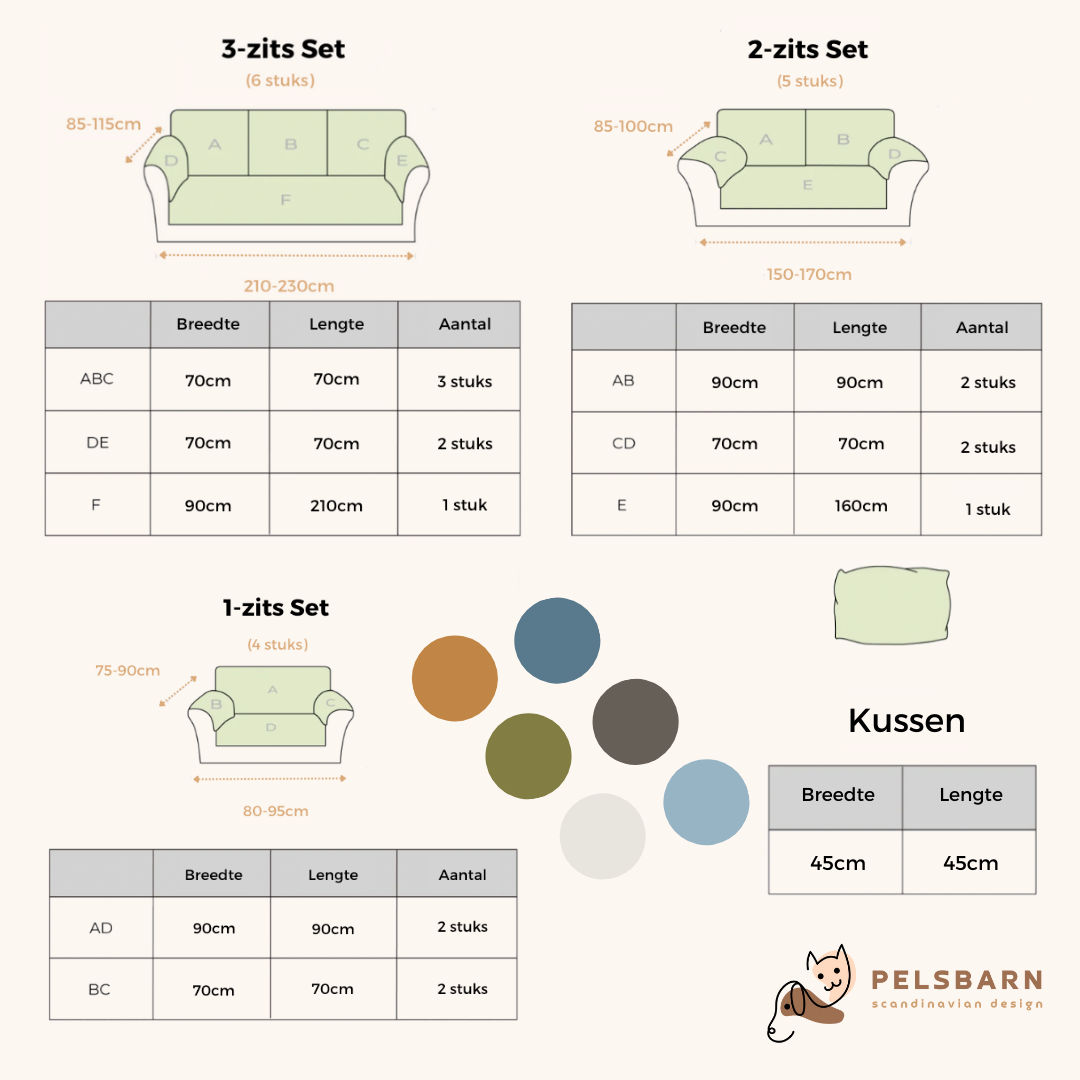 Size chart desktop