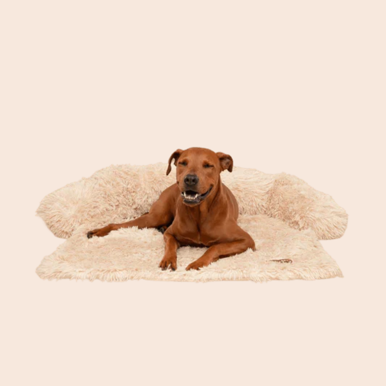 Pelsbarn Fluffy Hondenbed (met gratis kalmerende deken)