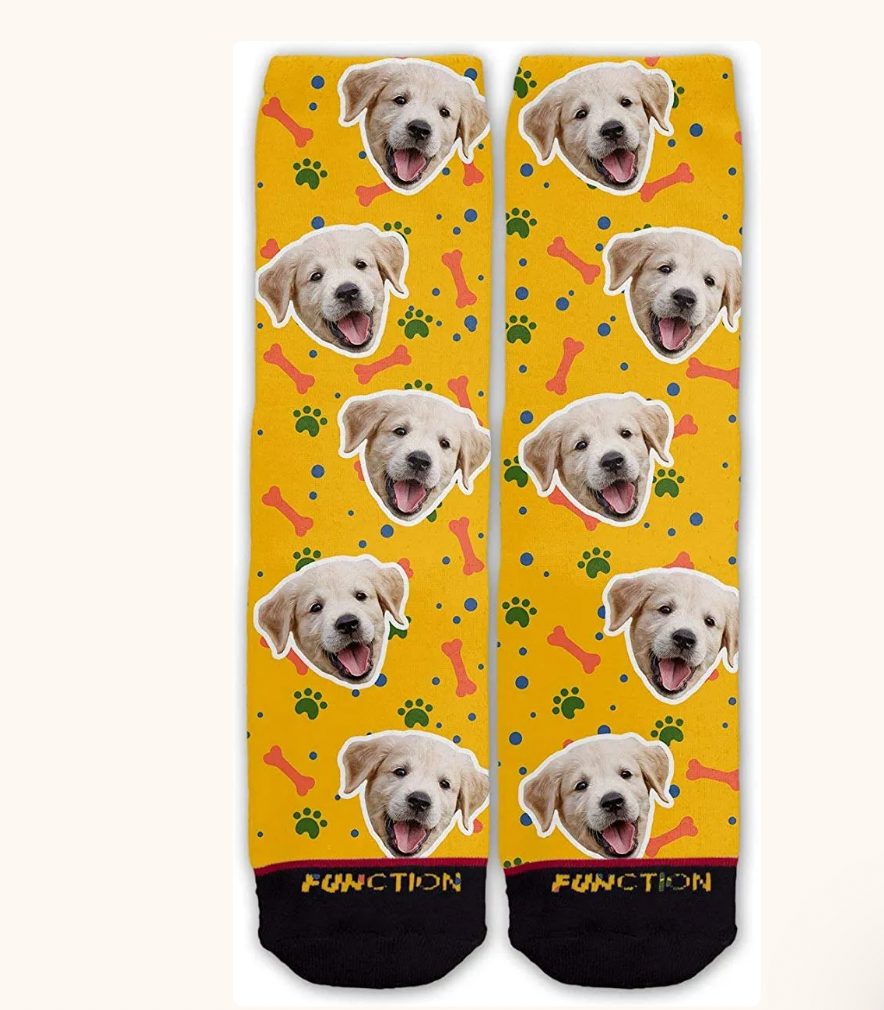 Personalized dog socks