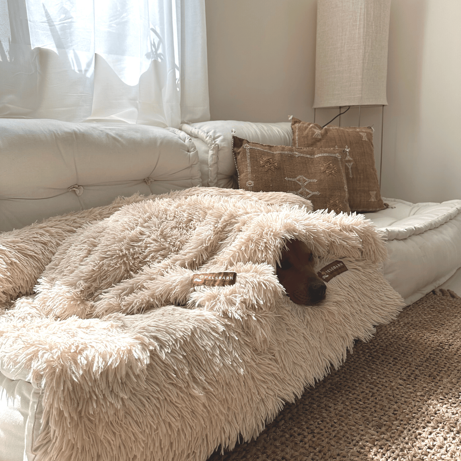 Comfortabele fluffy deken (fluweel zachte structuur)